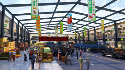 寫實(shí)場(chǎng)景農(nóng)產(chǎn)品商貿(mào)交易大廳,農(nóng)貿(mào)集散地,_ttzy作品_場(chǎng)景現(xiàn)代場(chǎng)景